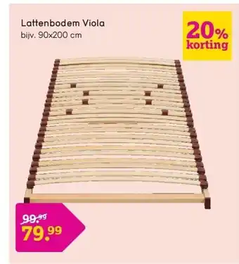 Lattenbodem Viola