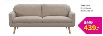 Leen Bakker Zetel Lilly aanbieding