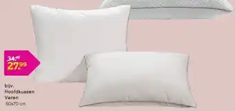 Leen Bakker Hoofdkussen Veren aanbieding