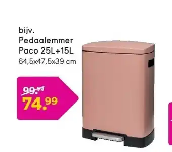 Pedaalemmer Paco 25L+15L