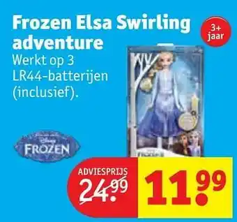 Kruidvat Frozen elsa swirling adventure aanbieding