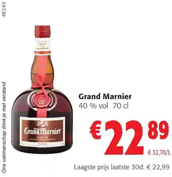 Colruyt Grand Marnier 40 % vol 70 cl aanbieding