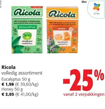 Colruyt Ricola aanbieding
