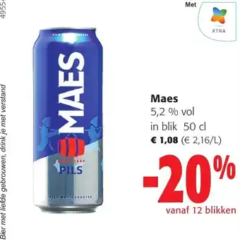 Colruyt Maes 5,2 % vol 50 cl aanbieding