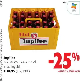 Colruyt Jupiler 5,2 % vol 24x33 cl aanbieding