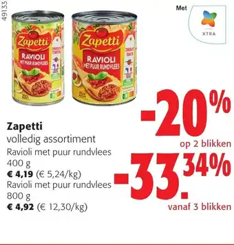 Colruyt Zapetti aanbieding