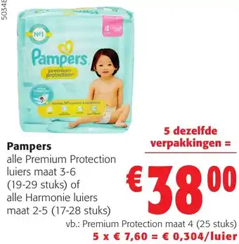 Colruyt Pampers. aanbieding