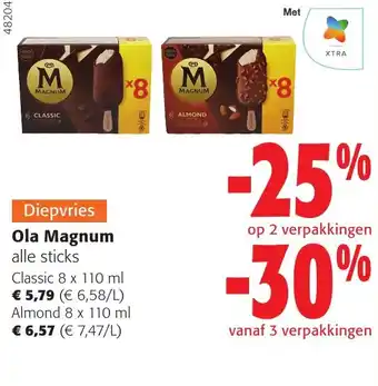 Colruyt Ola Magnum alle sticks aanbieding