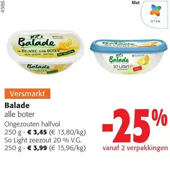 Colruyt Balade alle boter aanbieding