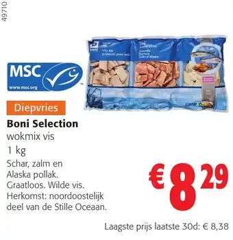 Colruyt Boni Selection wokmix vis 1kg aanbieding