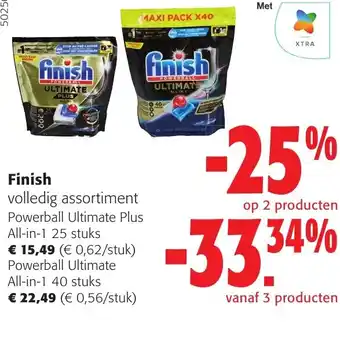 Colruyt Finish volledig assortiment aanbieding
