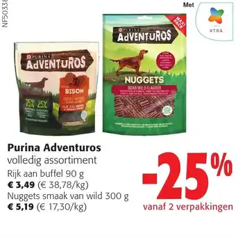 Colruyt Purina Adventuros volledig assortiment aanbieding