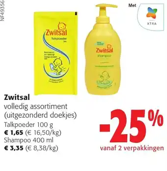 Colruyt Zwitsal volledig assortiment aanbieding