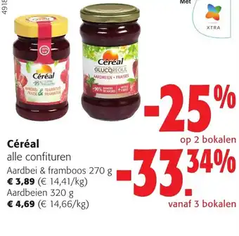 Colruyt Céréal alle confituren aanbieding