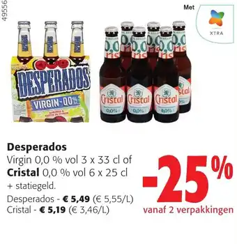 Colruyt Desperados of Cristal aanbieding