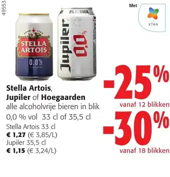 Colruyt Stella Artois, Jupiler of Hoegaarden aanbieding