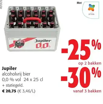 Colruyt Jupiler alcoholvrij bier 0,0 % vol 24 x 25 cl aanbieding