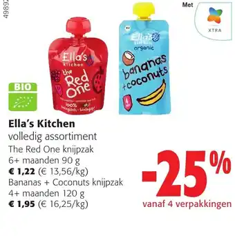 Colruyt Ella's Kitchen volledig assortiment aanbieding