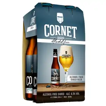 Prik en Tik Cornet Oaked Alcohol-free 4 x 33cl aanbieding