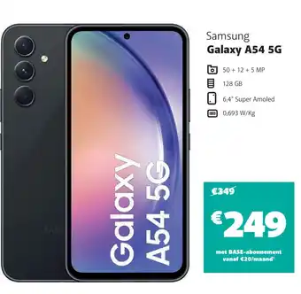 Base Samsung Galaxy A54 5G aanbieding