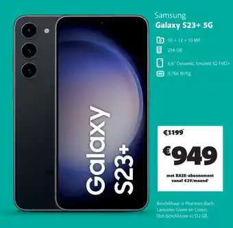 Base Samsung Galaxy S23+ 5G aanbieding