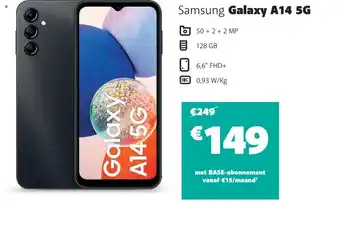 Base Samsung Galaxy A14 5G aanbieding