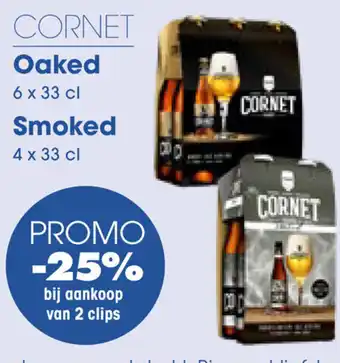 Prik en Tik CORNET Oaked 6 x 33cl / Smoked 4 x 33cl aanbieding