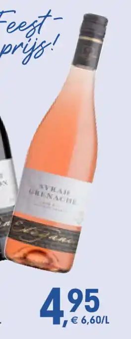Prik en Tik ELÉGANCE Syrah Rosé 75cl aanbieding