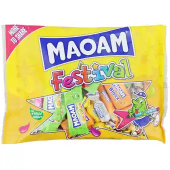 Action MAOAM Festival uitdeelzak aanbieding