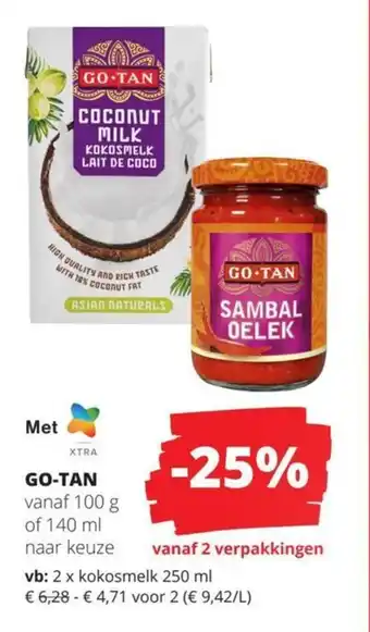 Spar GO-TAN aanbieding