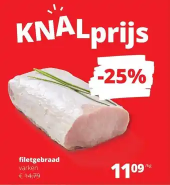 Spar filetgebraad varken aanbieding