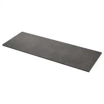 IKEA Ekbacken Werkblad, betonpatroon/laminaat, 186x2.8 cm aanbieding