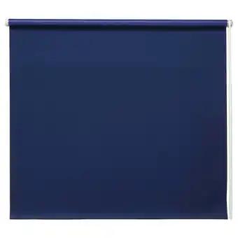 IKEA Fridans Verduisterend rolgordijn, blauw, 200x195 cm aanbieding