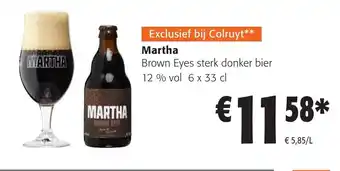 Colruyt Martha Brown Eyes sterk donker bier 12 % vol 6 x 33 cl aanbieding