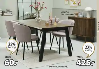 Jysk SKOVLUNDE TAFEL aanbieding