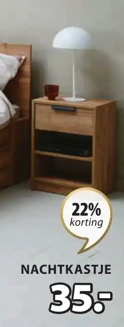 Jysk JENSLEV NACHTKASTJE B41 x H57 x D33 cm aanbieding