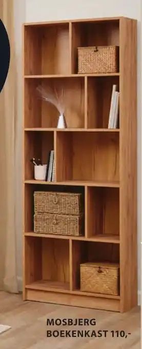 Jysk MOSBJERG BOEKENKAST aanbieding
