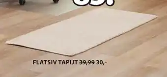 Jysk FLATSIV TAPIJT aanbieding