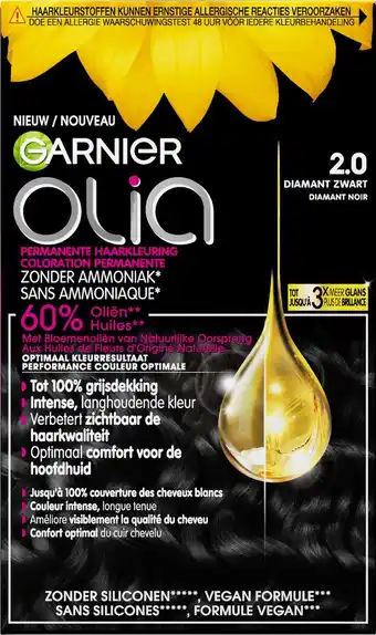 Bol.com Garnier Olia Zeer Donkerbruin 2 - Permanente Haarkleuring Zonder Ammoniak aanbieding