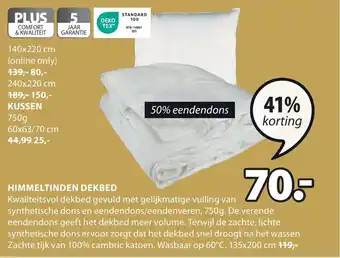 Jysk HIMMELTINDEN DEKBED aanbieding