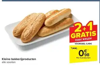 Carrefour Kleine bakkerijproducten aanbieding