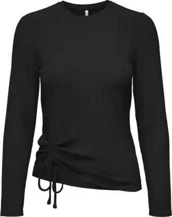 ONLY ONLKISSER L/S RUCHING TOP CC JRS Dames Top - Maat M