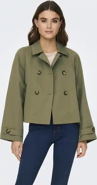 Bol.com ONLY ONLAPRIL SHORT TRENCHCOAT OTW NOOS Dames Jas - Maat XS aanbieding