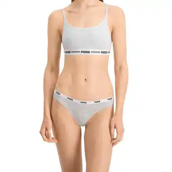 Bol.com PUMA BASICS Dames 3P String - Maat XS aanbieding