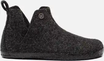 Bol.com Birkenstock Andermatt Standard WZ Narrow Dames Sloffen - Antrachite - Maat 42 aanbieding