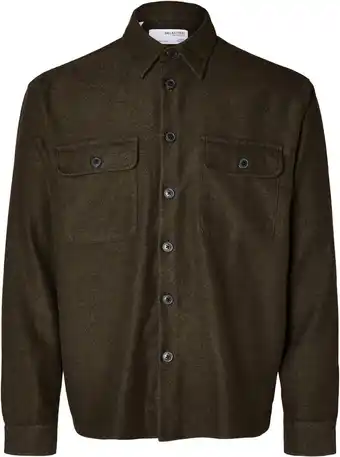 Bol.com SELECTED HOMME SLHMASON-TWILL OVERSHIRT LS NOOS Heren Overhemd - Maat L aanbieding