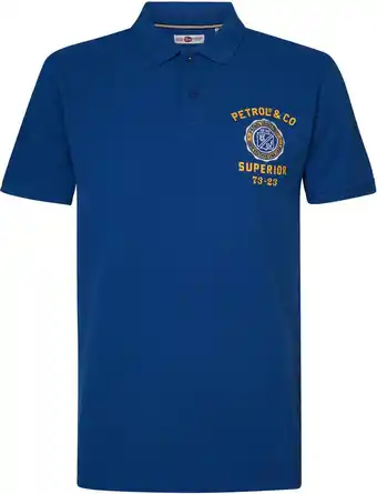 Bol.com Petrol Industries - Heren Klassieke polo - Blauw - Maat M aanbieding