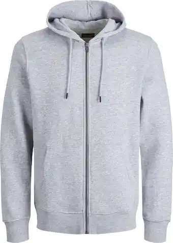 Bol.com JACK&JONES PLUS JJEBRADLEY SWEAT ZIP HOOD NOOS PLS Heren Vest - Maat EU3XL US1XL aanbieding