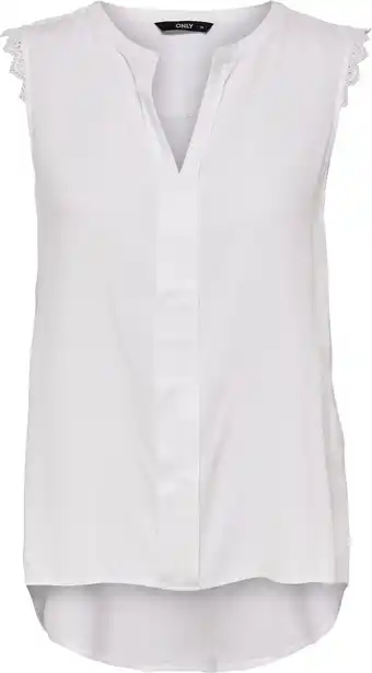 Bol.com ONLY ONLKIMMI S/L TOP WVN NOOS Dames Tanktop - Maat 36 aanbieding