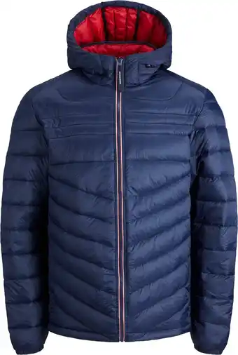 Bol.com JACK&JONES PLUS JJEHERO PUFFER HOOD SN PLS Heren Jas - Maat EU2XL US1L aanbieding